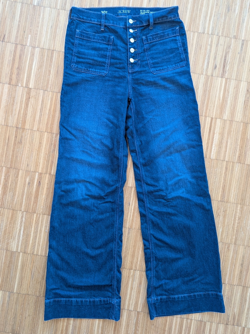 J.Crew 30T wide leg Trouser jean